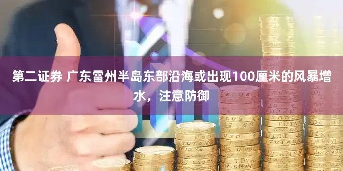 第二证券 广东雷州半岛东部沿海或出现100厘米的风暴增水，注意防御